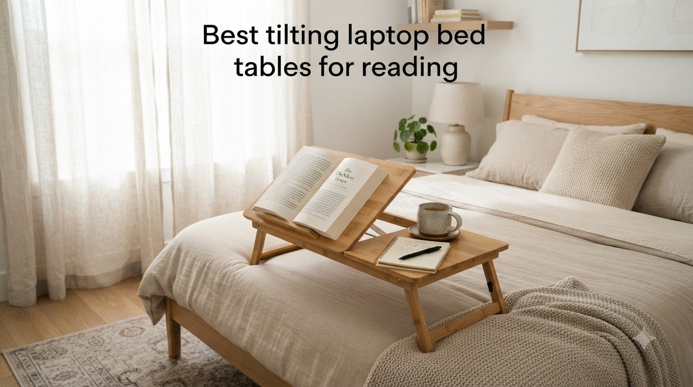 Best tilting laptop bed tables for reading