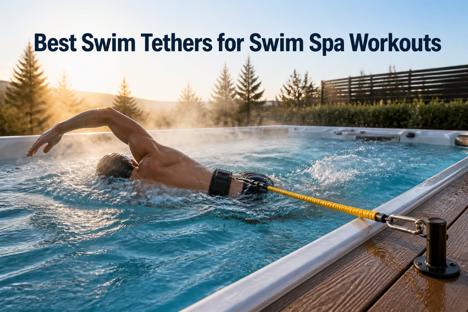 Best Swim Tethers for Swim Spa Workouts