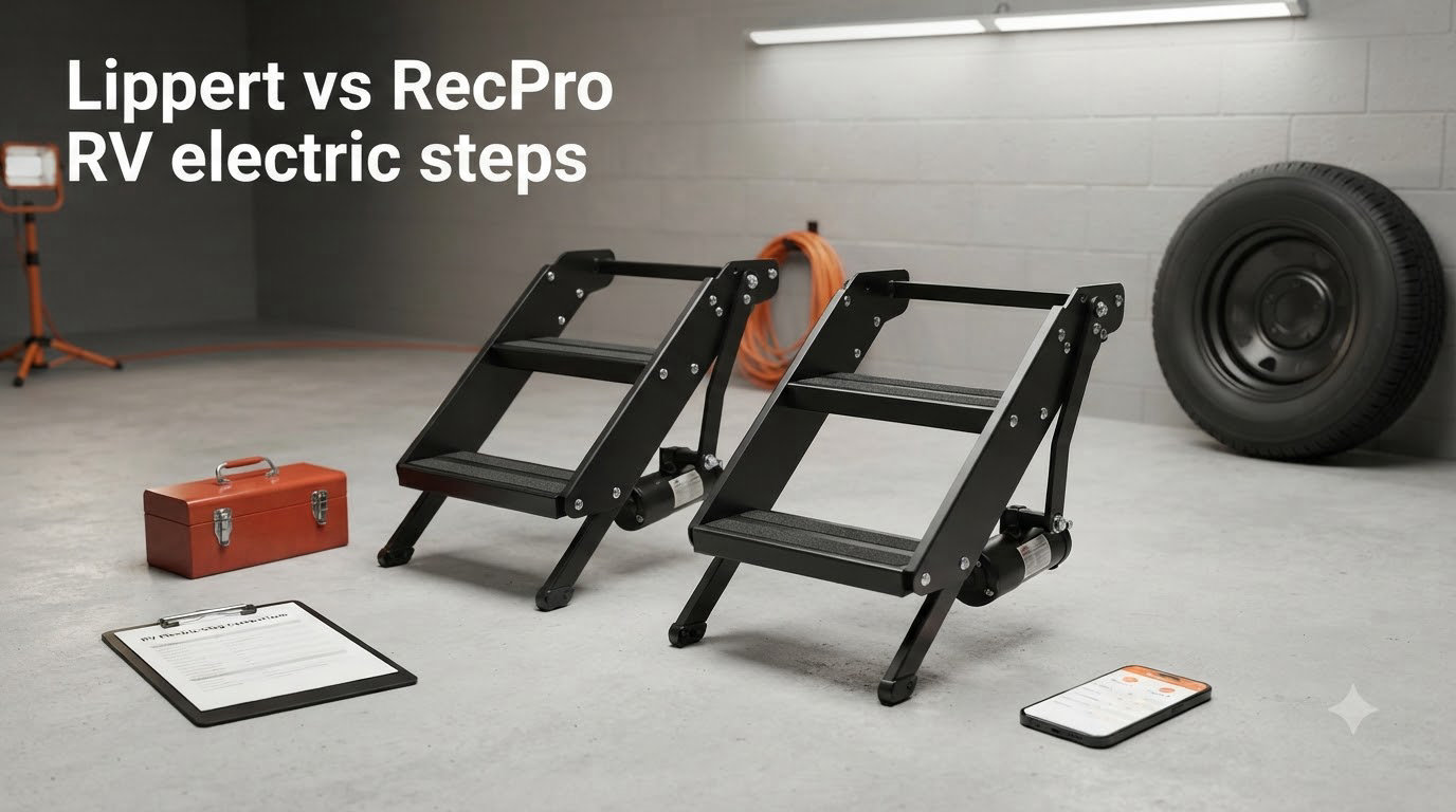 Lippert vs RecPro RV electric steps