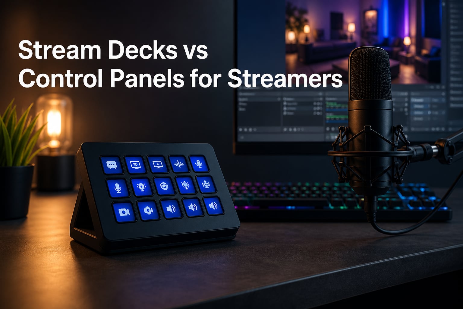 Stream Decks vs Control Panels for Streamers
