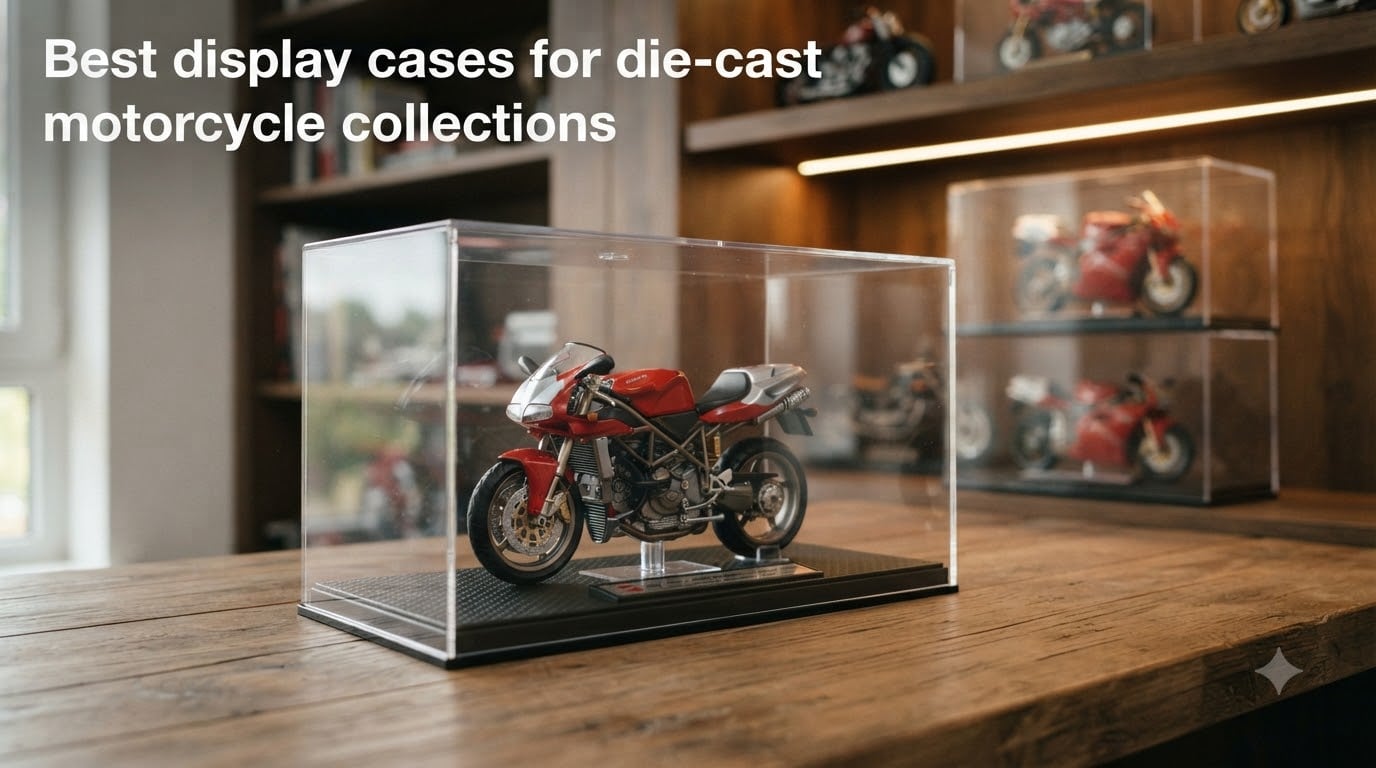 Best display cases for die-cast motorcycle collections