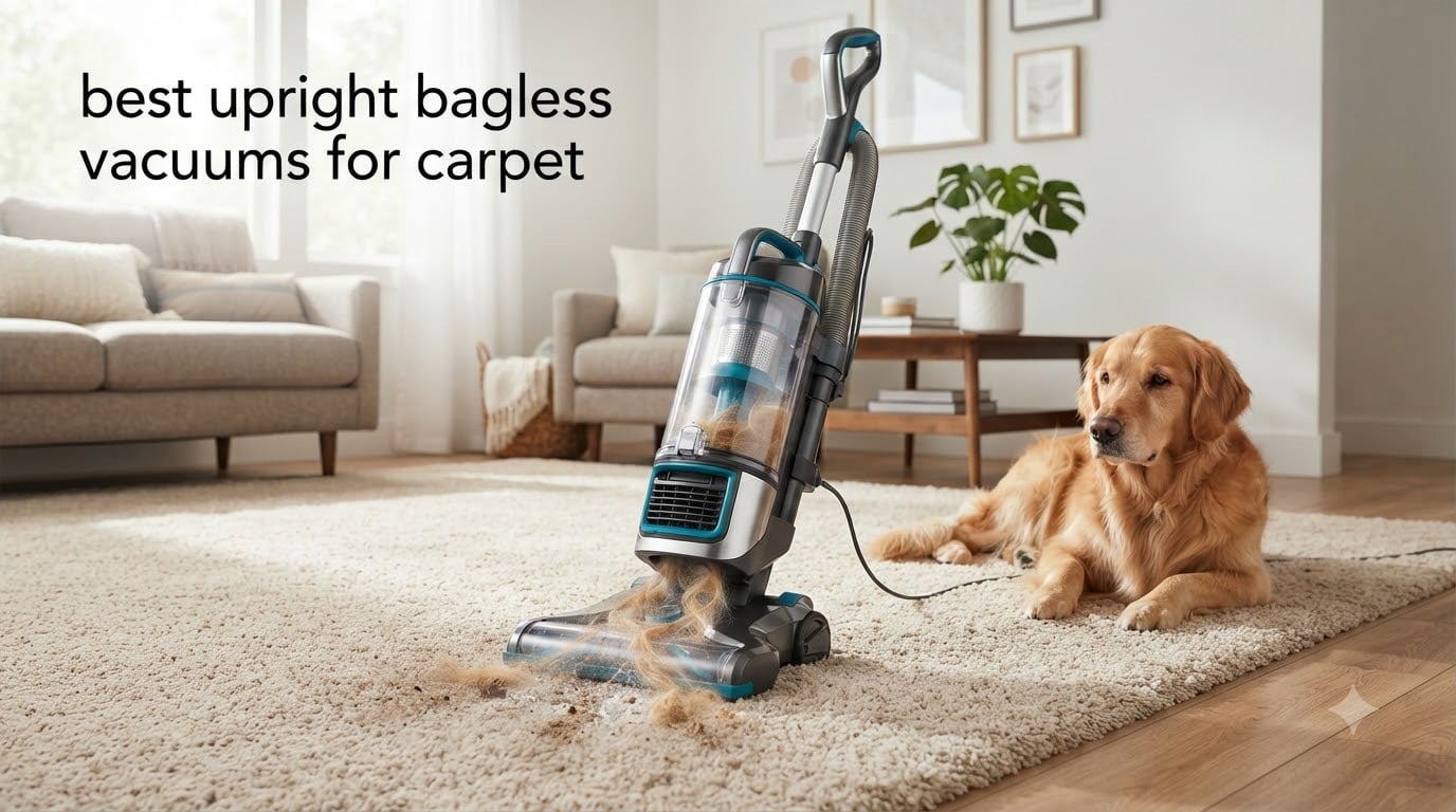 best upright bagless vacuums for carpet