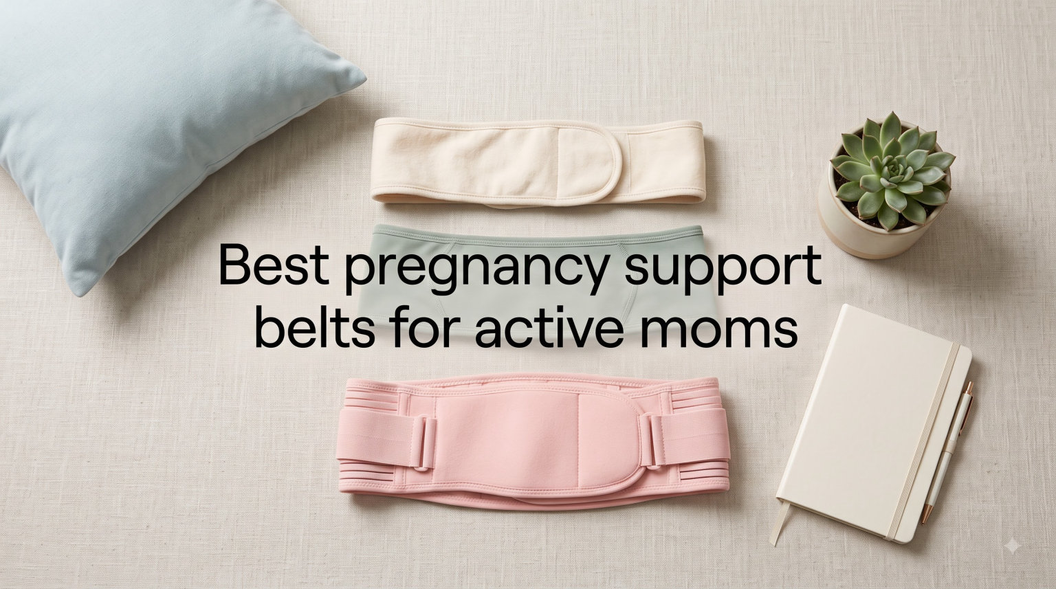 Best pregnancy support belts for active moms