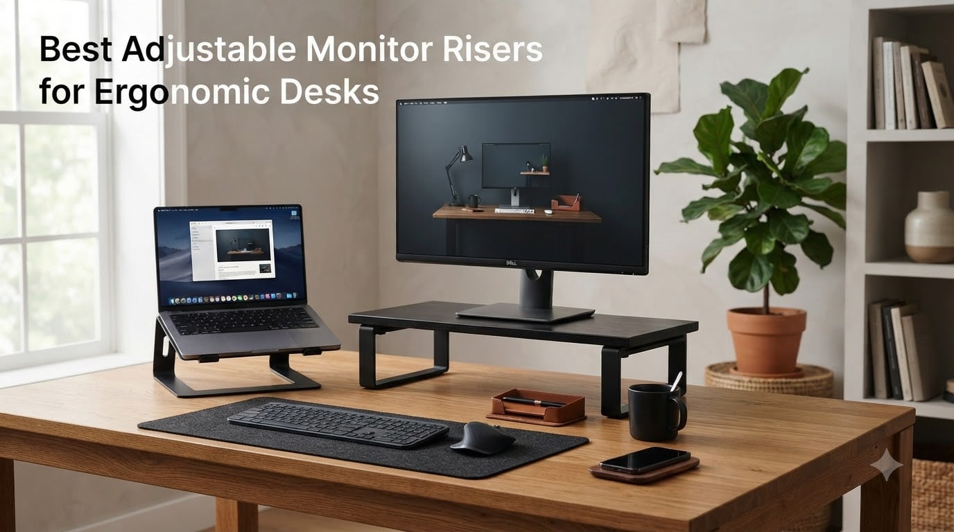 Best Adjustable Monitor Risers for Ergonomic Desks