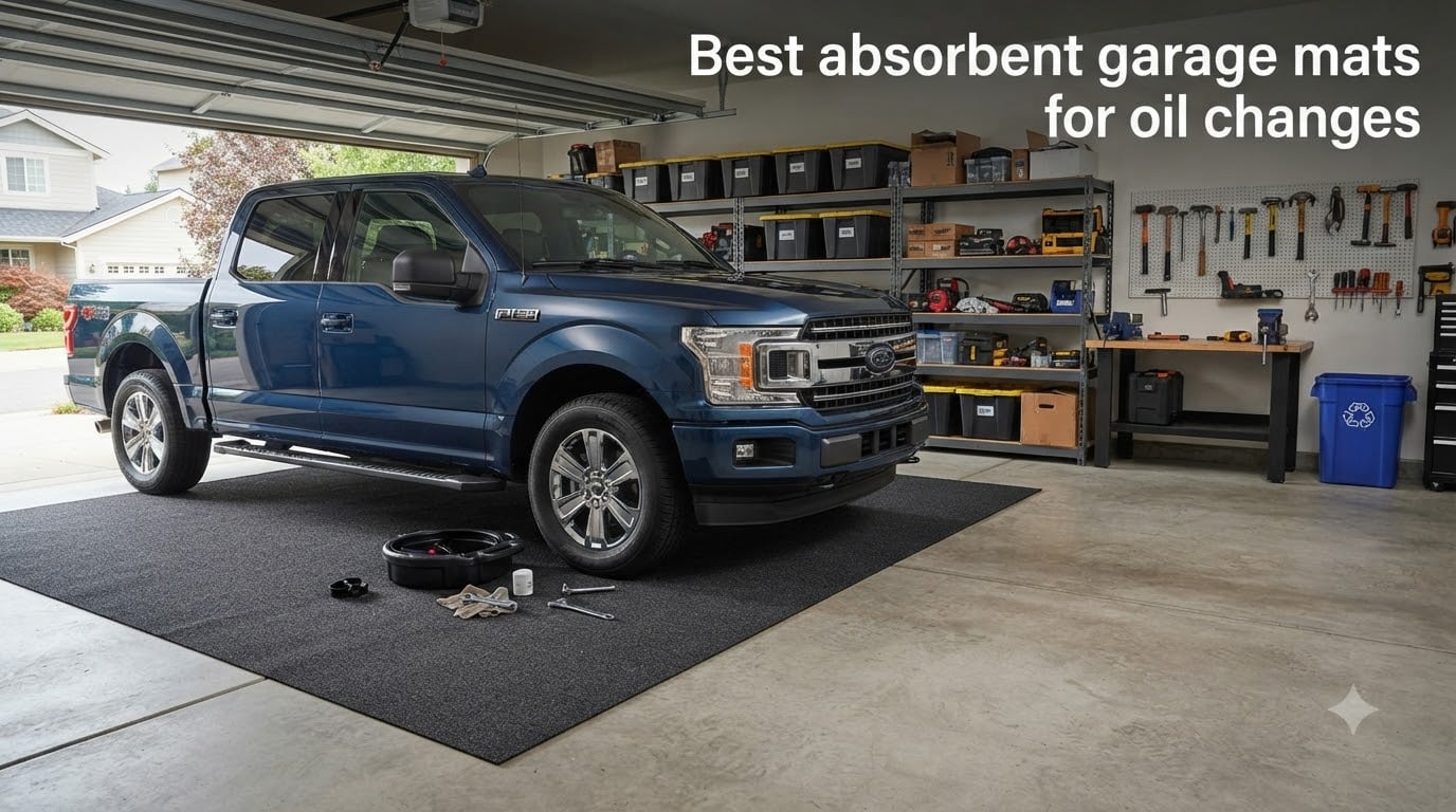 Best absorbent garage mats for oil changes