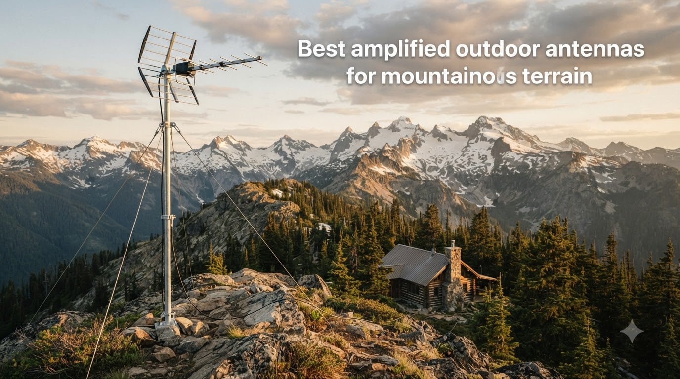 Best amplified outdoor antennas for mountainous terrain