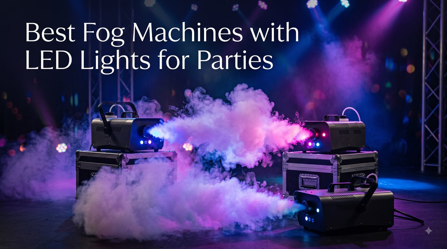 Best Fog Machines with LED Lights for Parties