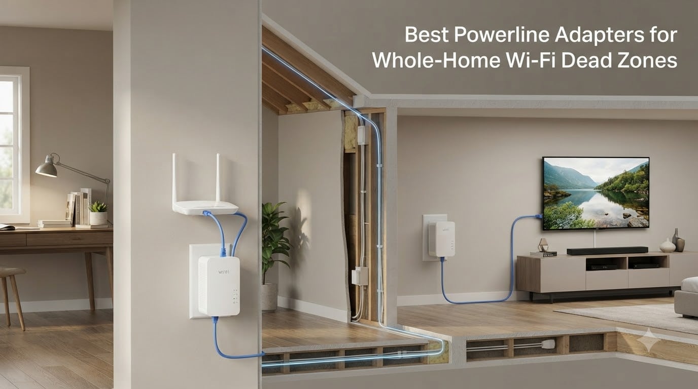 Best Powerline Adapters for Whole-Home Wi-Fi Dead Zones