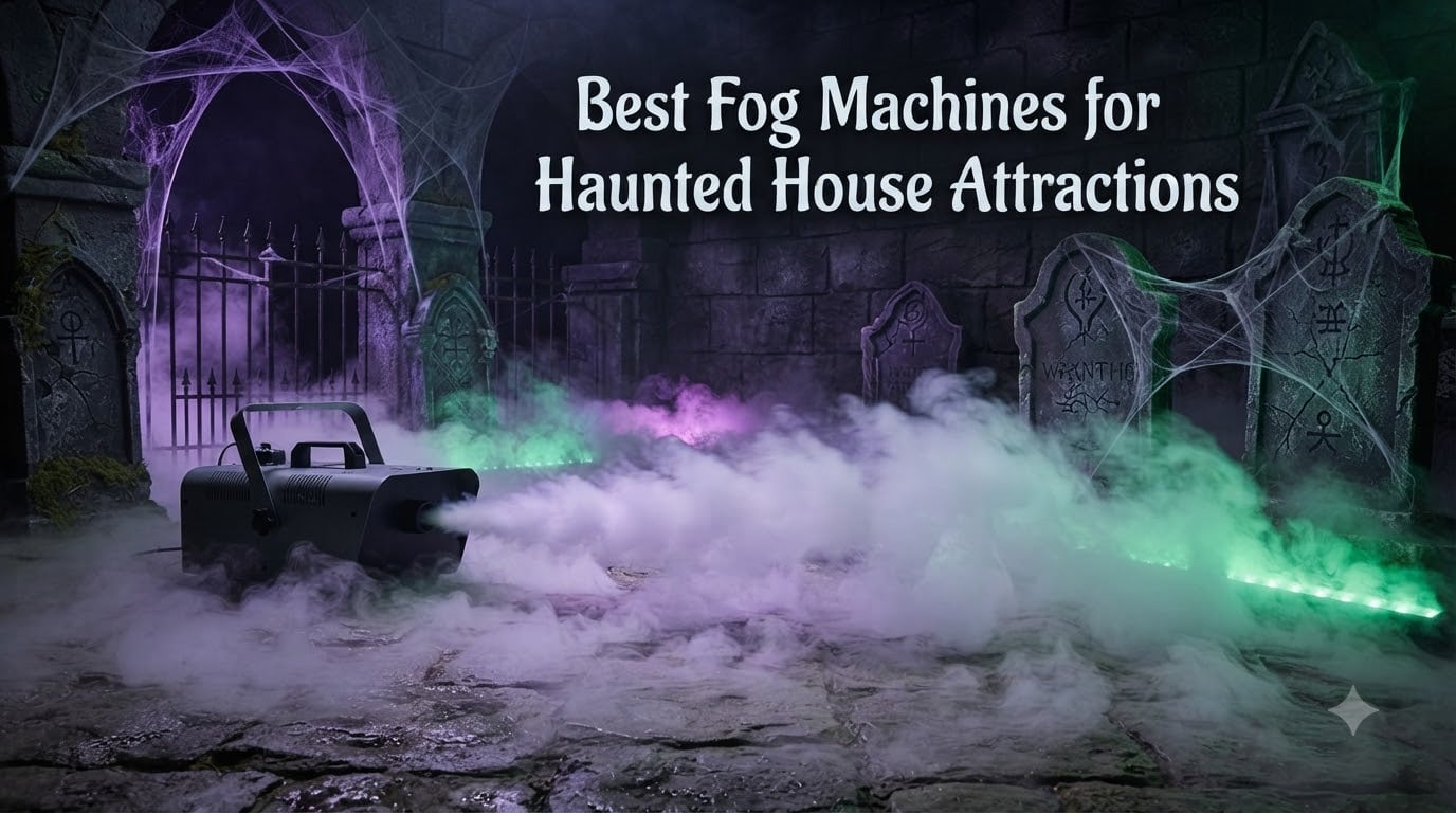 Best Fog Machines for Haunted House Attractions