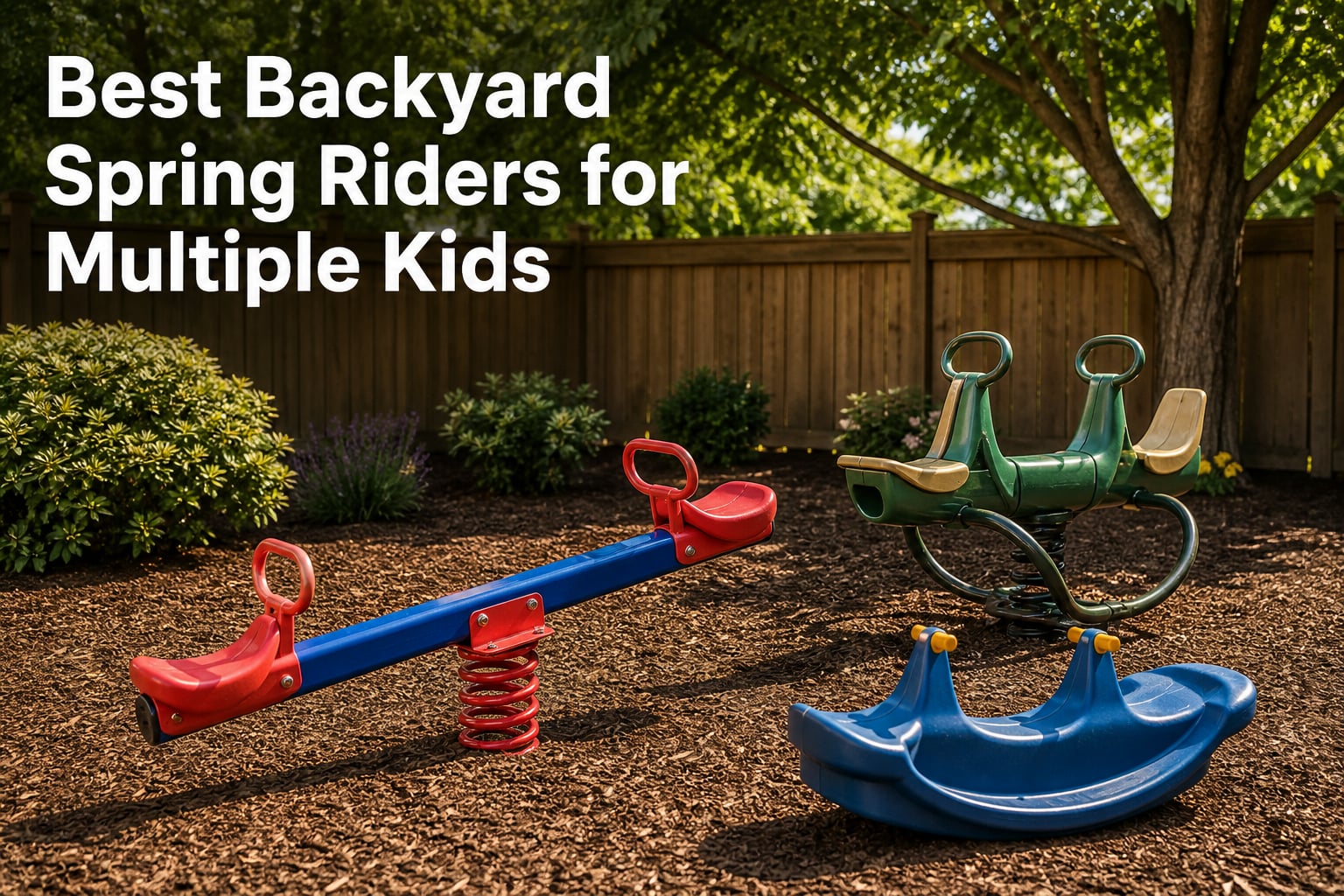 Best Backyard Spring Riders for Multiple Kids
