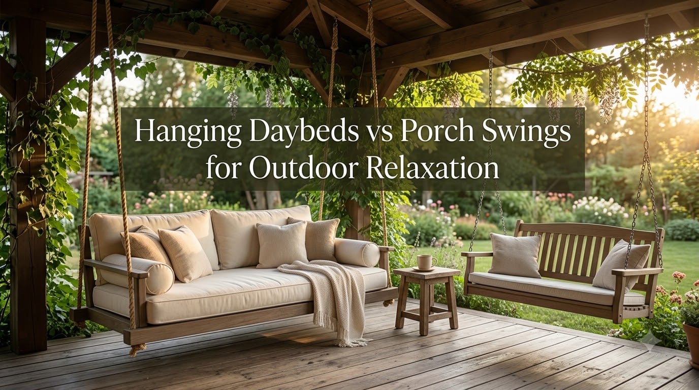 Hanging Daybeds vs Porch Swings for Outdoor Relaxation