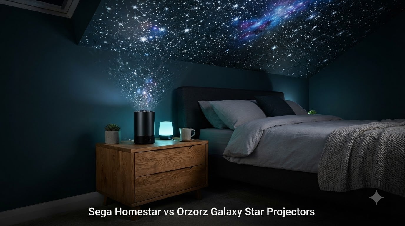 Sega Homestar vs Orzorz Galaxy Star Projectors