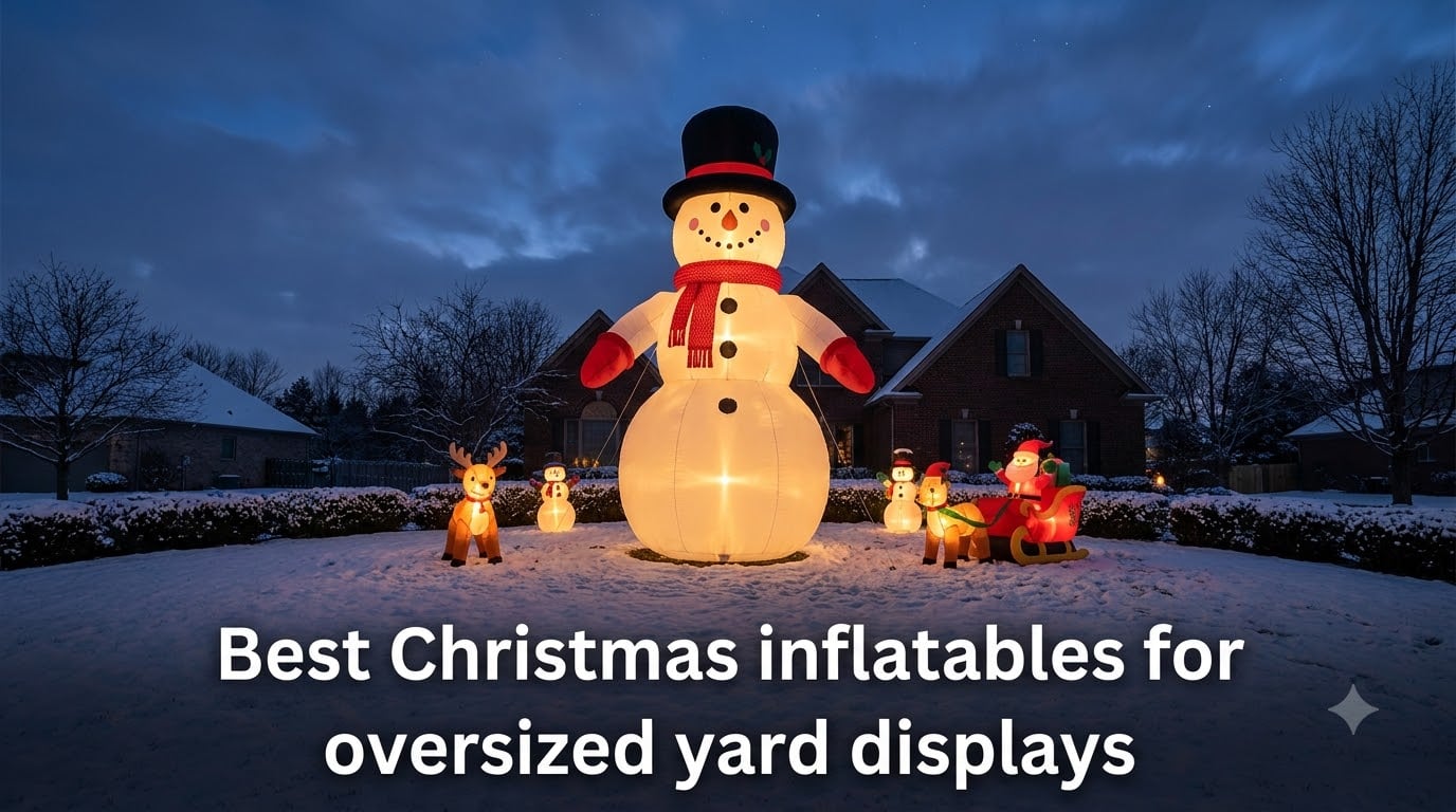 Best Christmas inflatables for oversized yard displays