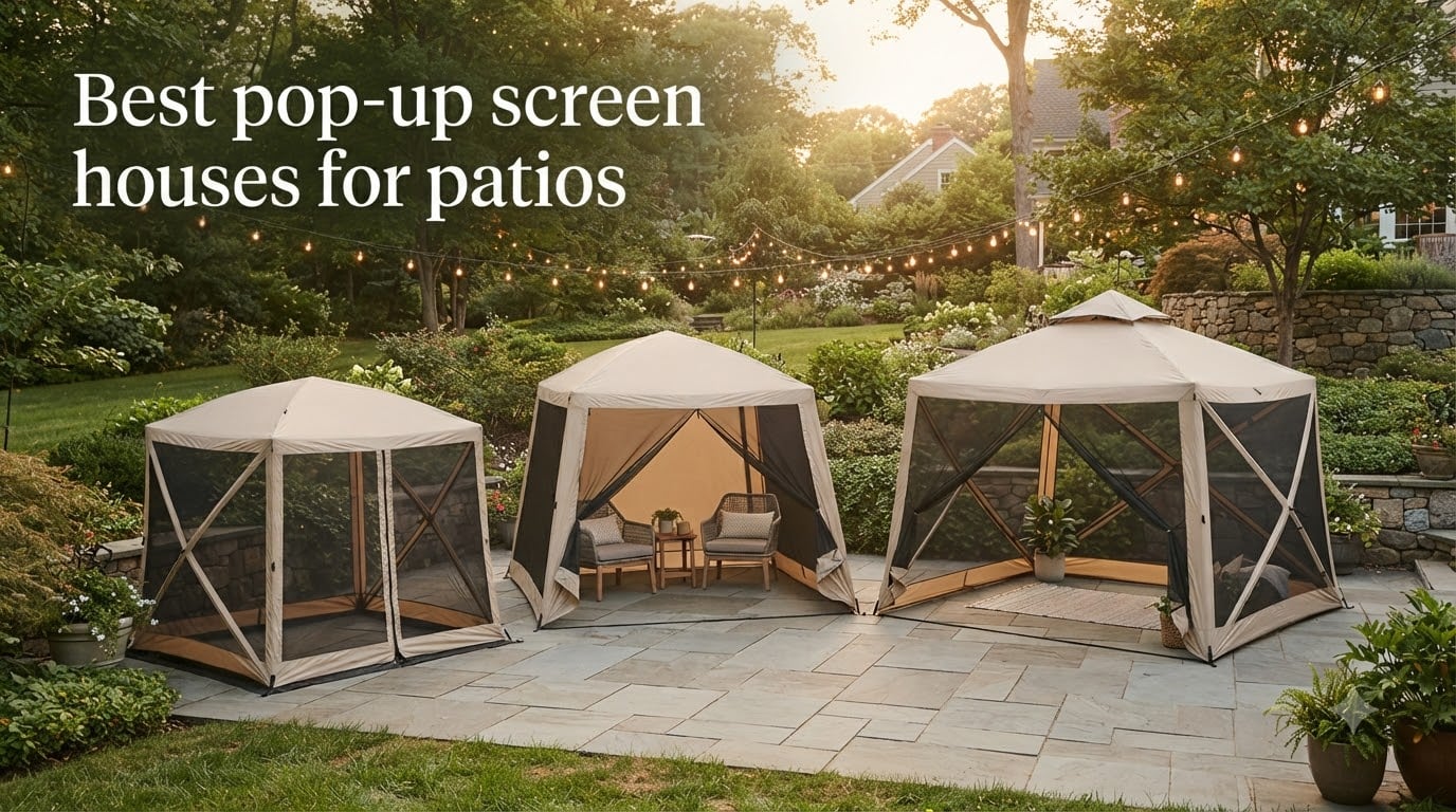 Best pop-up screen houses for patios