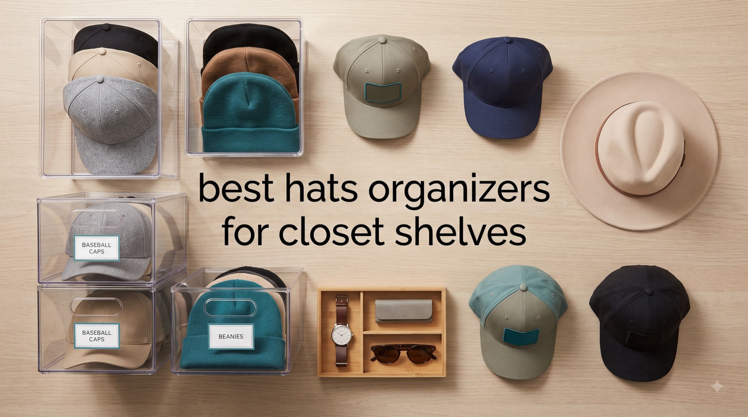 best hats organizers for closet shelves
