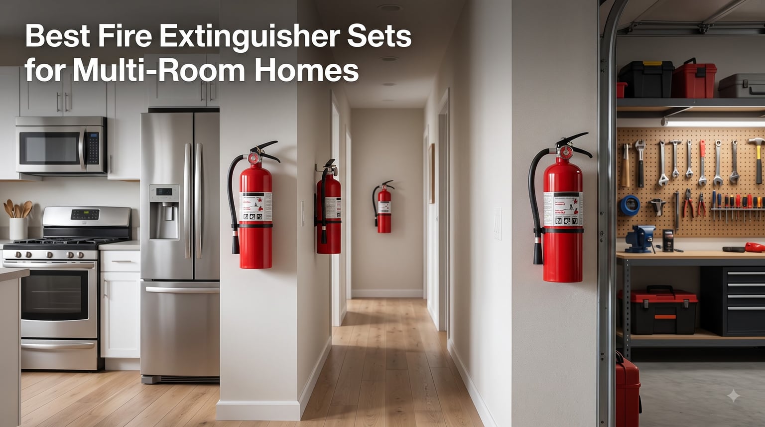 Best Fire Extinguisher Sets for Multi-Room Homes