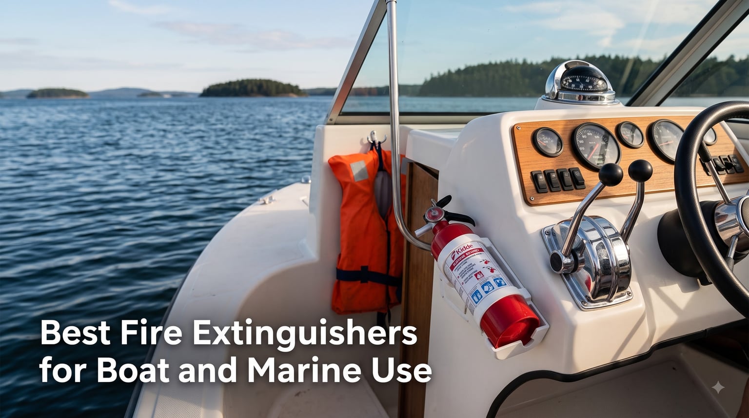 Best Fire Extinguishers for Boat and Marine Use