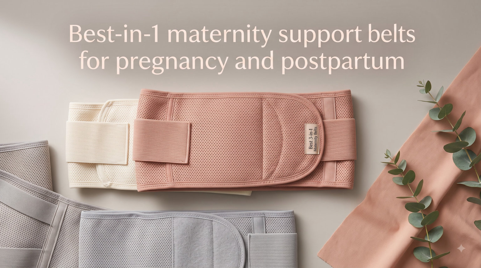 Best 3-in-1 maternity support belts for pregnancy and postpartum