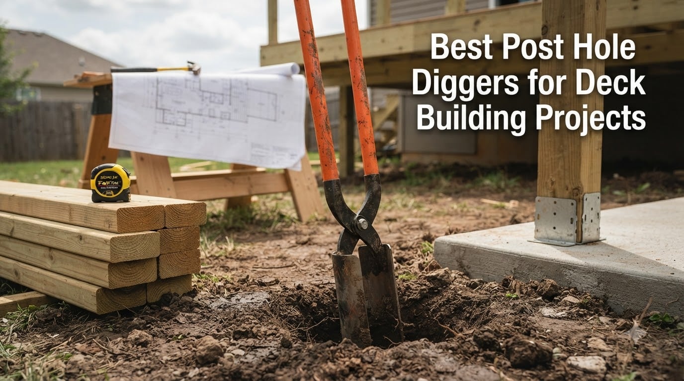 Best Post Hole Diggers for Deck Building Projects