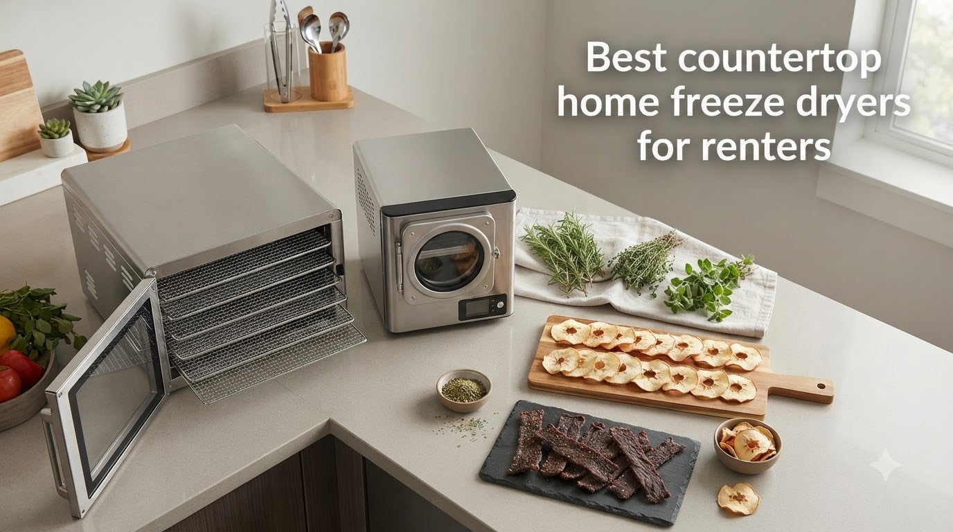 Best countertop home freeze dryers for renters