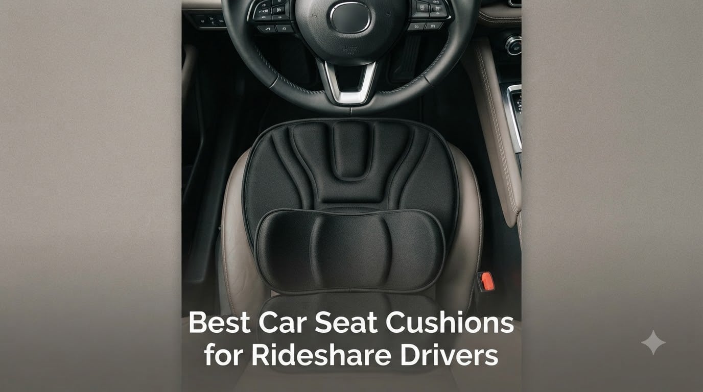 Best Car Seat Cushions for Rideshare Drivers