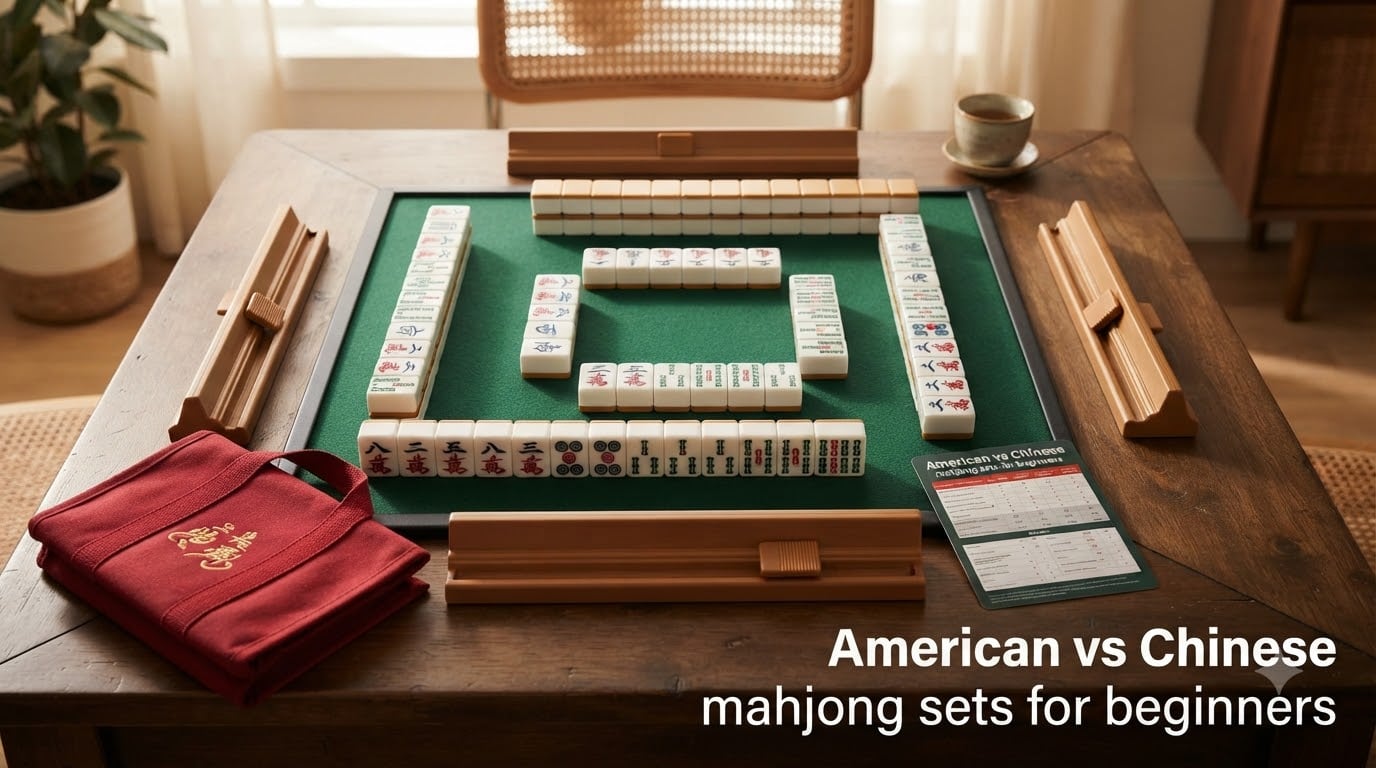 American vs Chinese mahjong sets for beginners