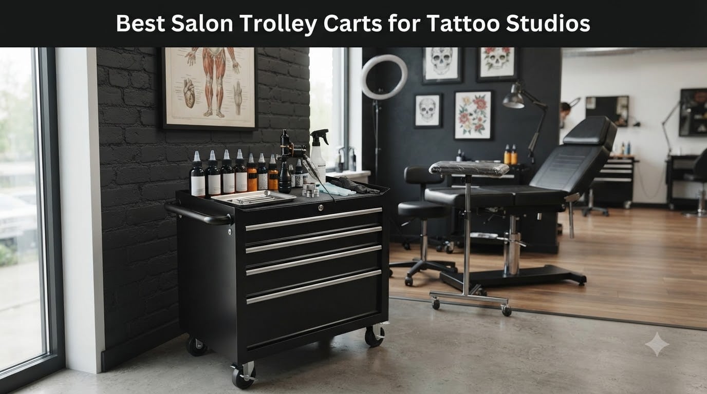 Best Salon Trolley Carts for Tattoo Studios