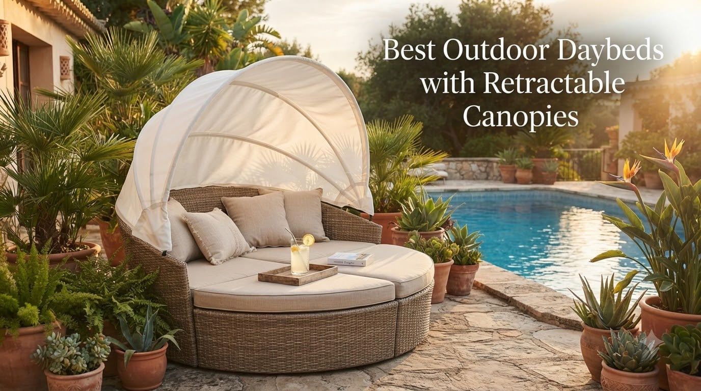 Best Outdoor Daybeds with Retractable Canopies