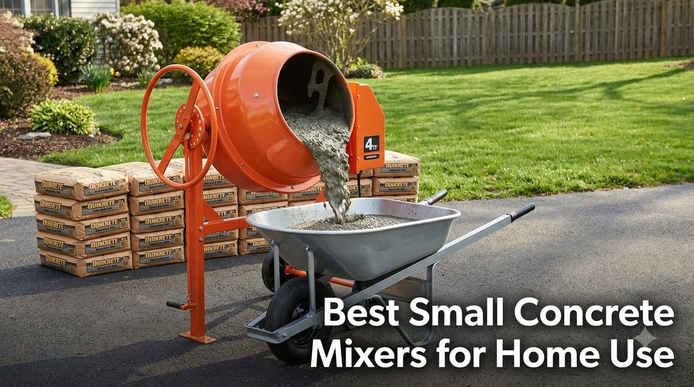 Best Small Concrete Mixers for Home Use