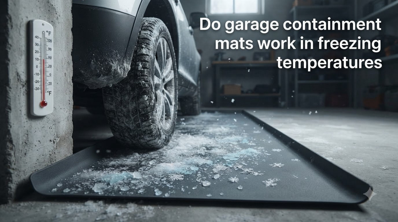 Do garage containment mats work in freezing temperatures