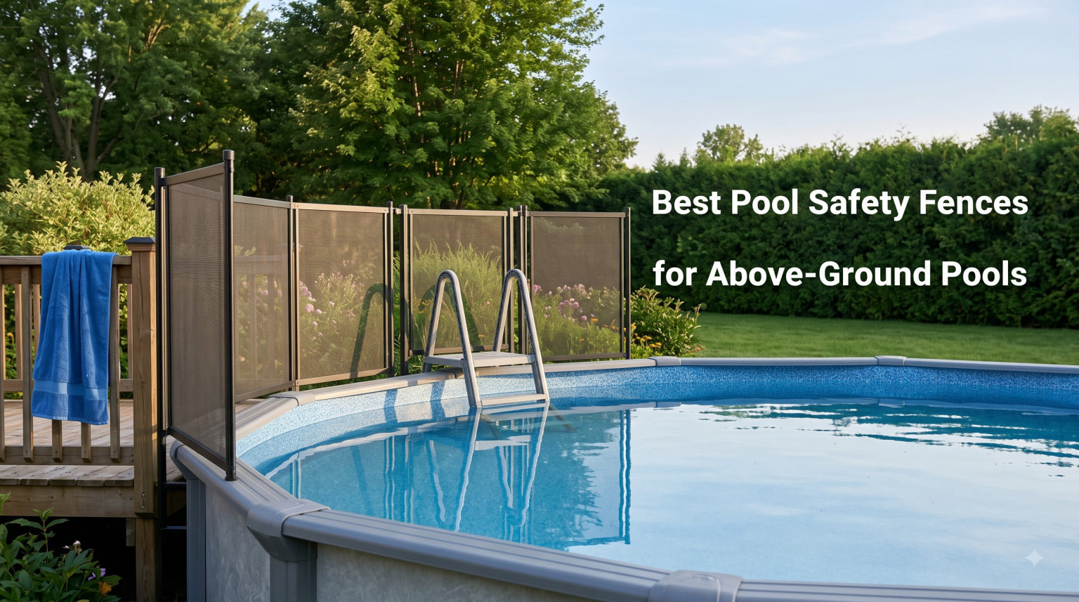 Best Pool Safety Fences for Above-Ground Pools