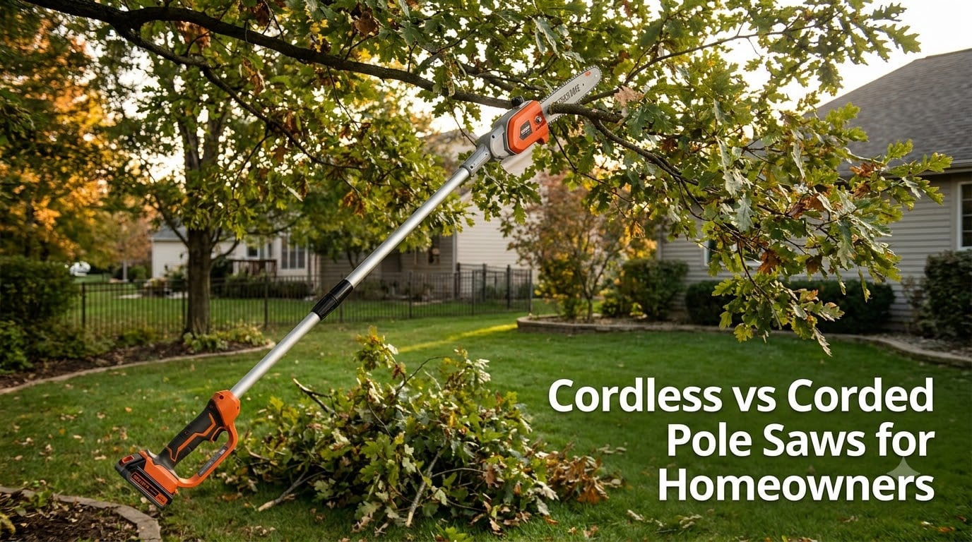 Cordless vs Corded Pole Saws for Homeowners