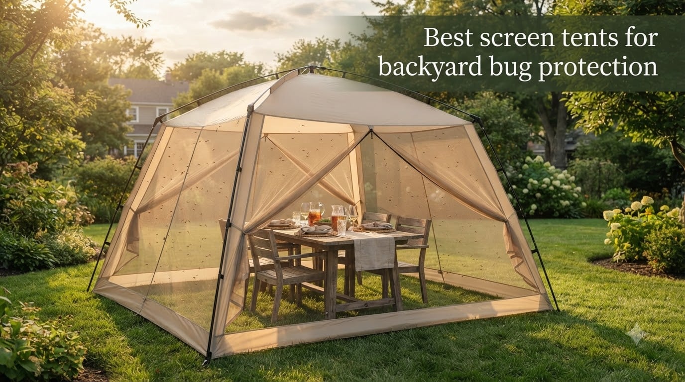 Best screen tents for backyard bug protection
