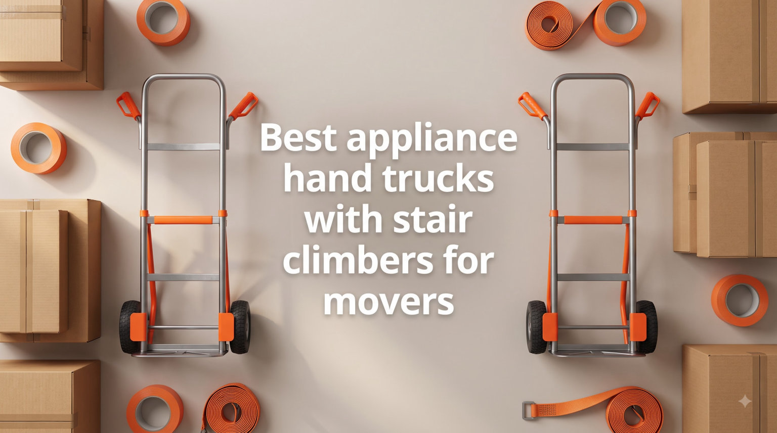 Best appliance hand trucks with stair climbers for movers