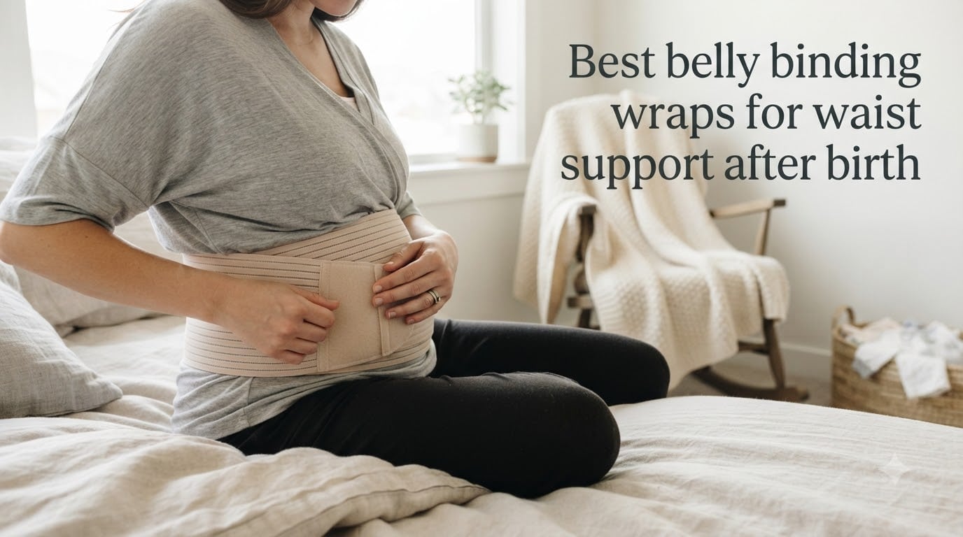 Best belly binding wraps for waist support after birth