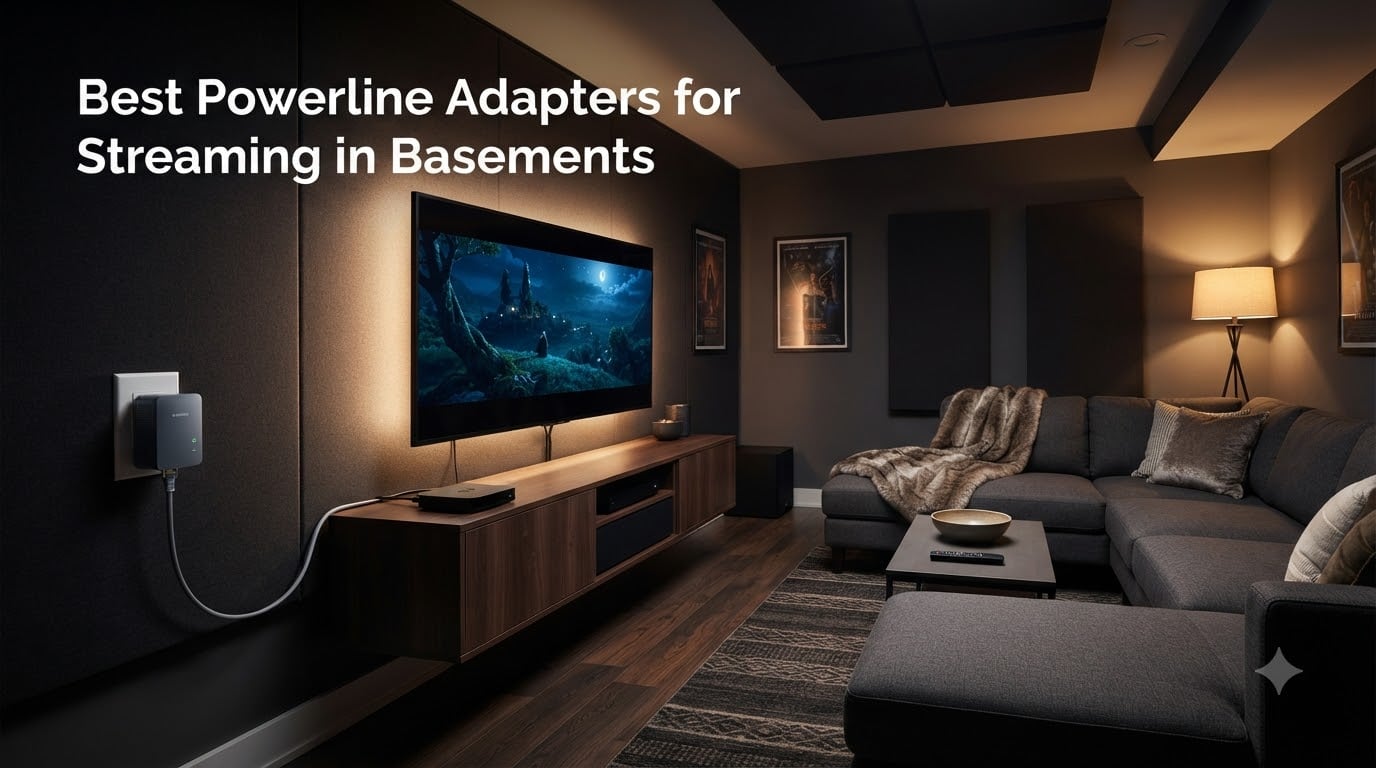 Best Powerline Adapters for Streaming in Basements