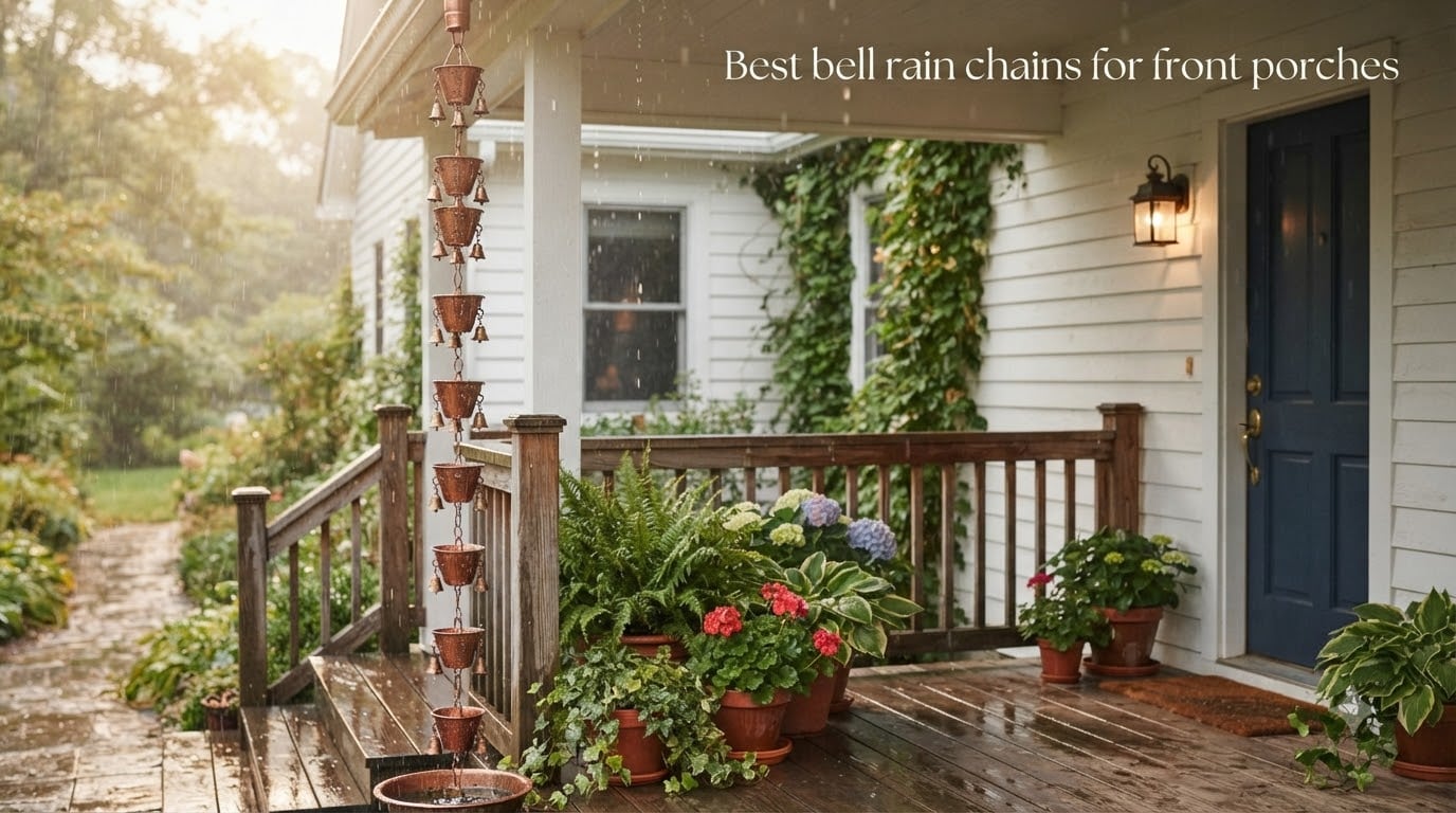 Best bell rain chains for front porches