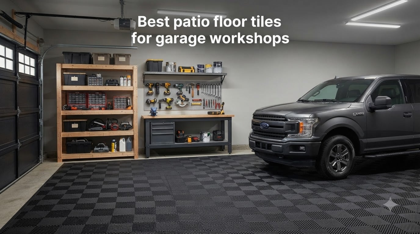 Best patio floor tiles for garage workshops