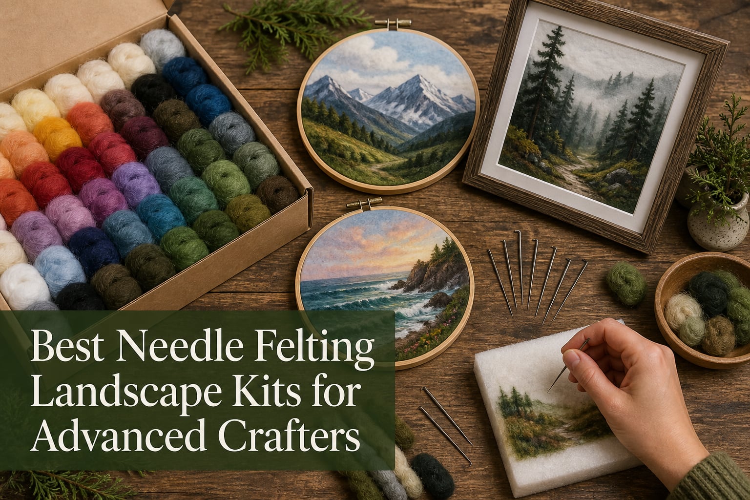 Best Needle Felting Landscape Kits for Advanced Crafters