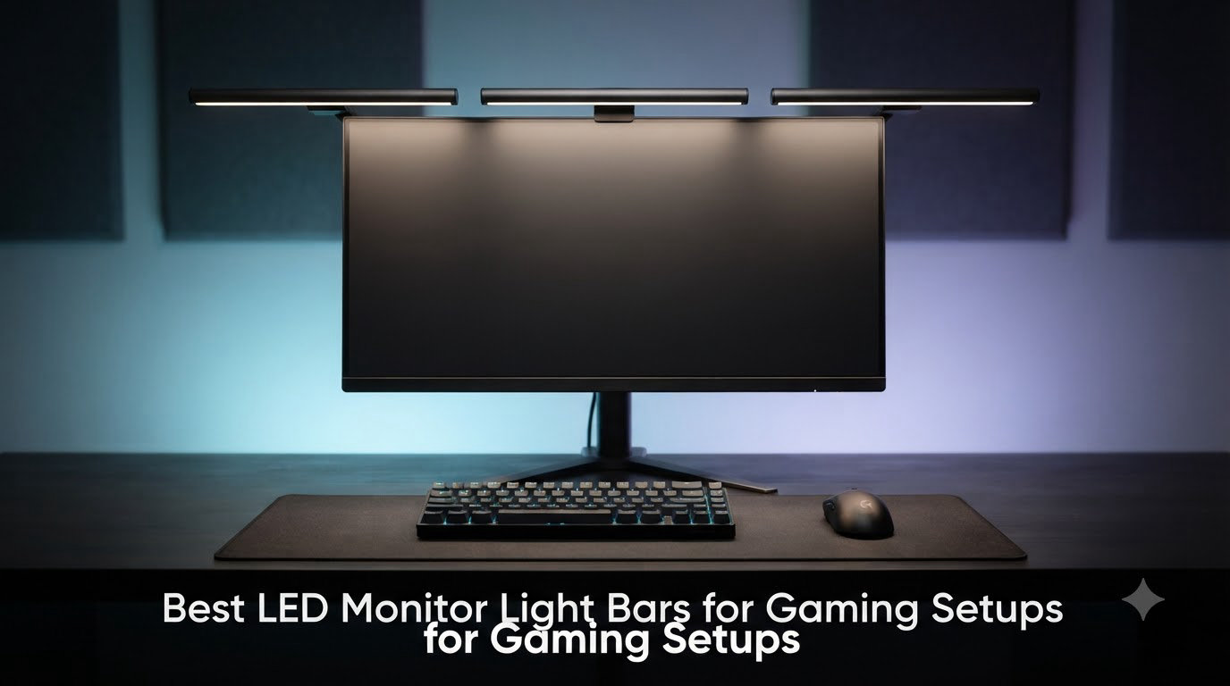 Best LED Monitor Light Bars for Gaming Setups