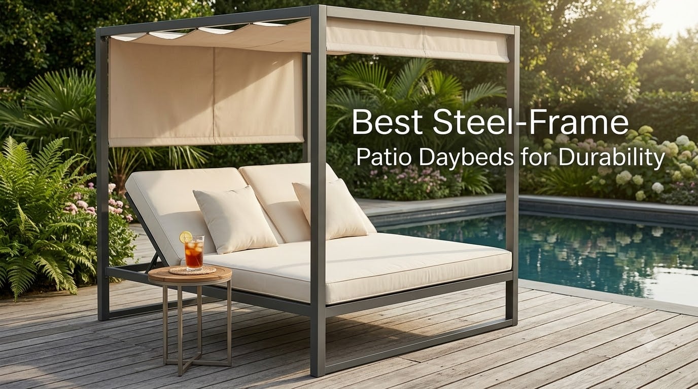 Best Steel-Frame Patio Daybeds for Durability