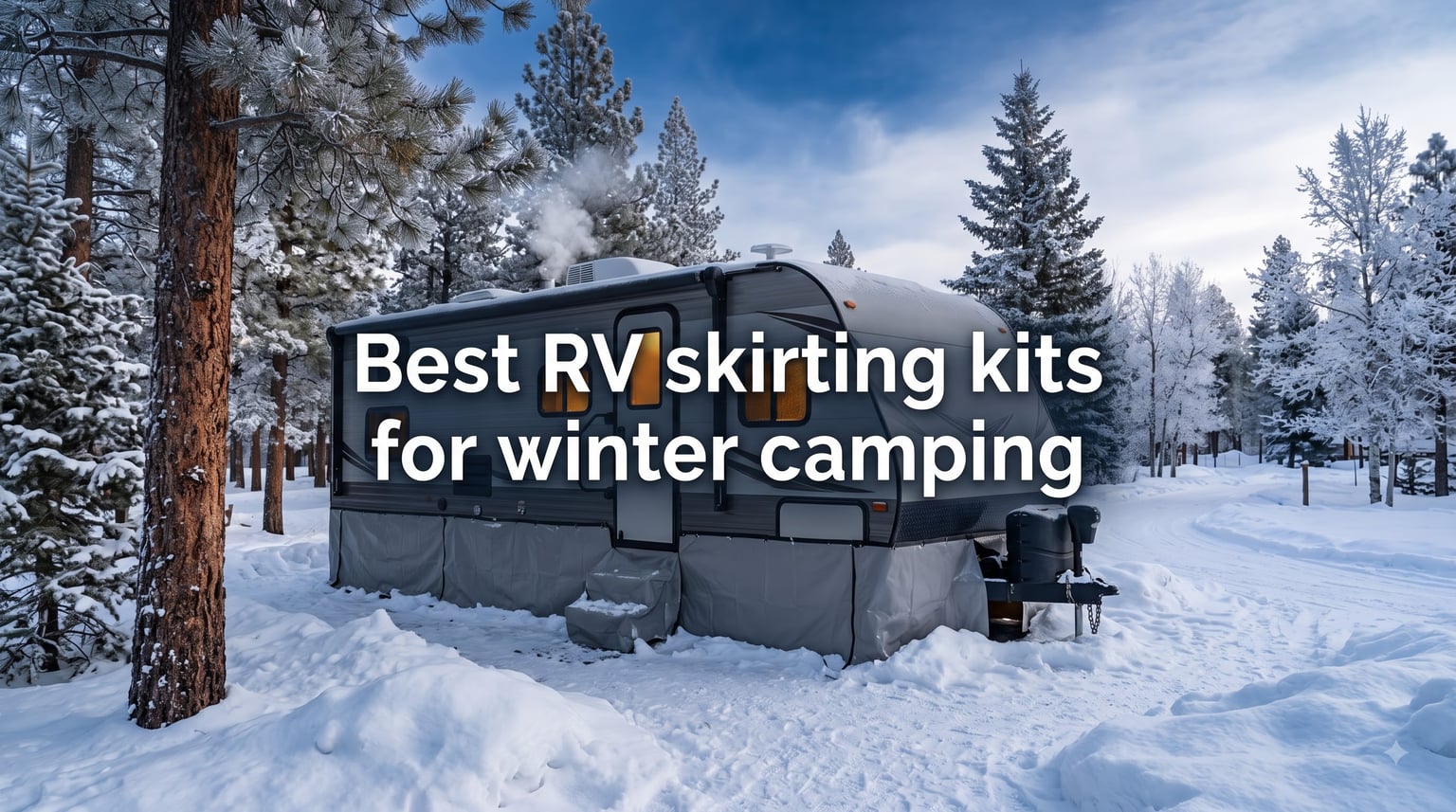 Best RV skirting kits for winter camping