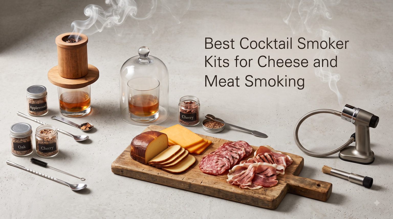 Best Cocktail Smoker Kits for Cheese and Meat Smoking