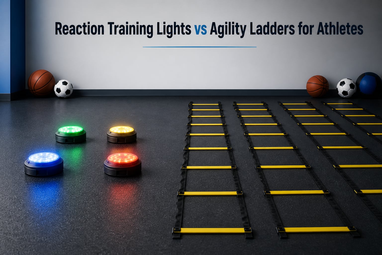Reaction Training Lights vs Agility Ladders for Athletes