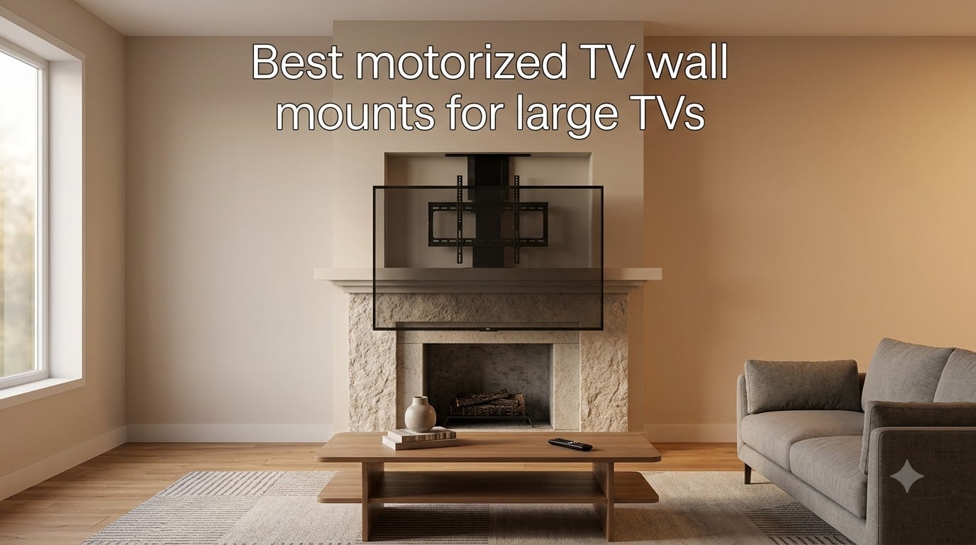 Best motorized TV wall mounts for large TVs