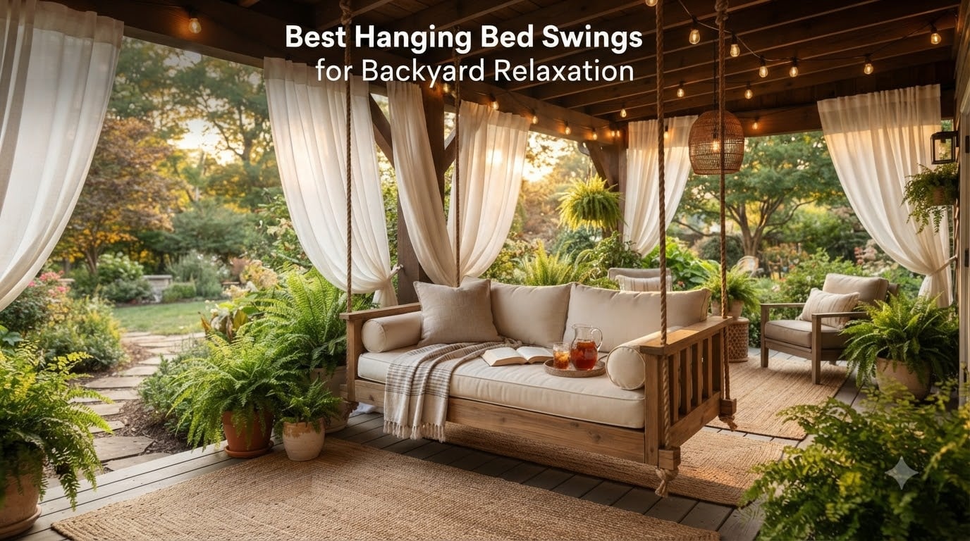 Best Hanging Bed Swings for Backyard Relaxation
