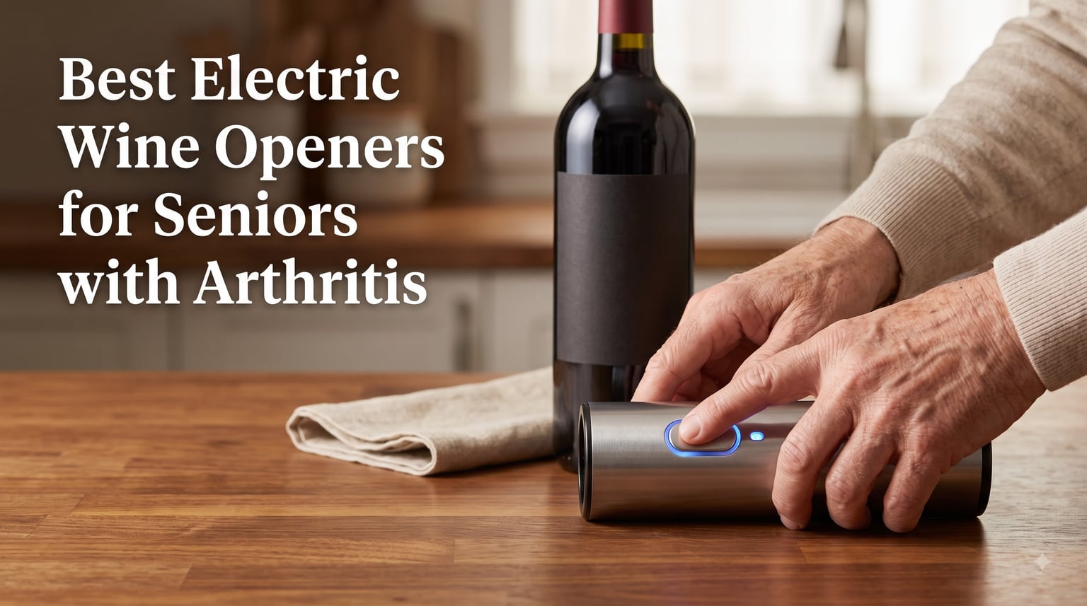 Best Electric Wine Openers for Seniors with Arthritis
