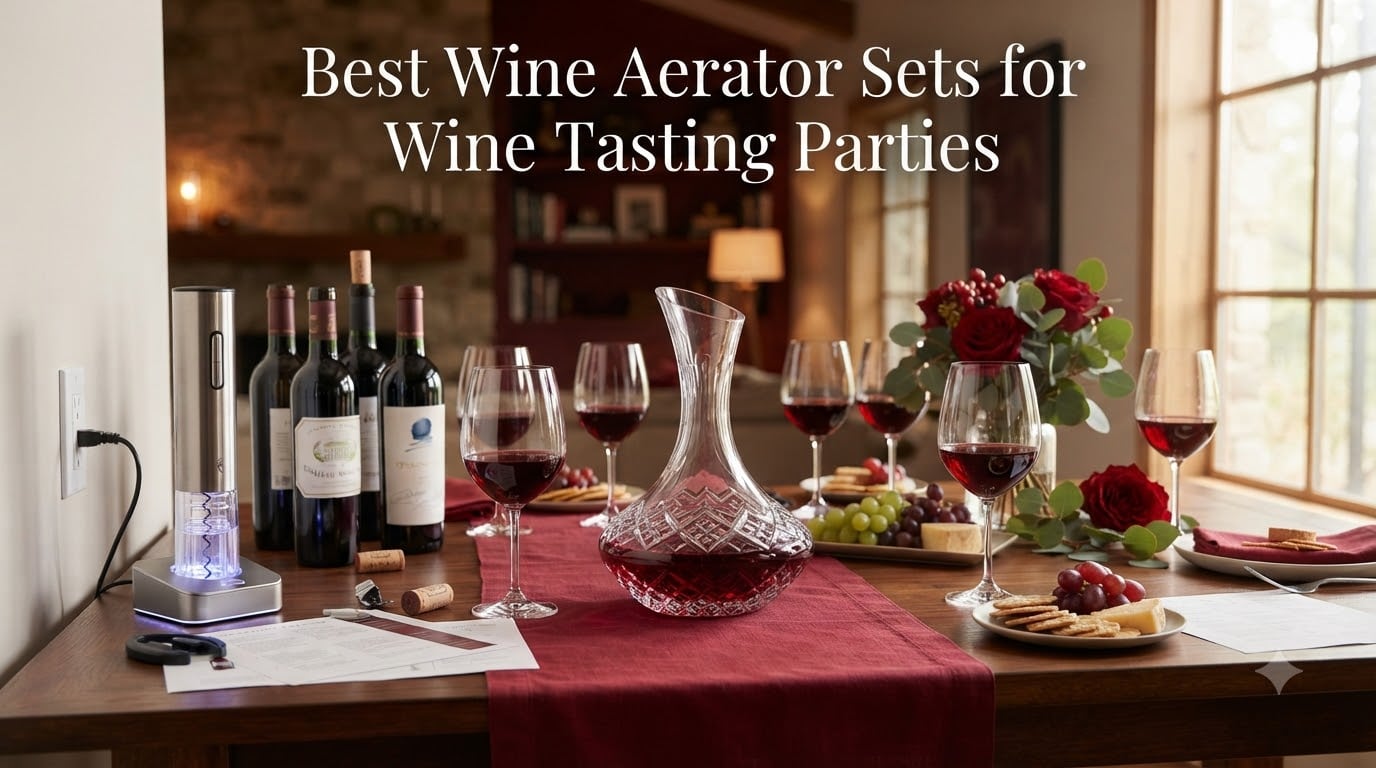 Best Wine Aerator Sets for Wine Tasting Parties