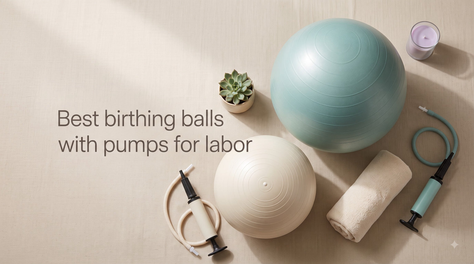 Best birthing balls with pumps for labor