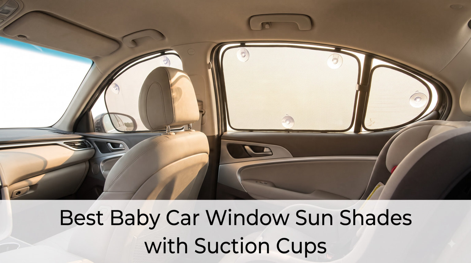 Best Baby Car Window Sun Shades with Suction Cups
